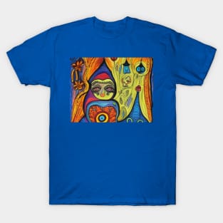 Folk Art Babushka T-Shirt